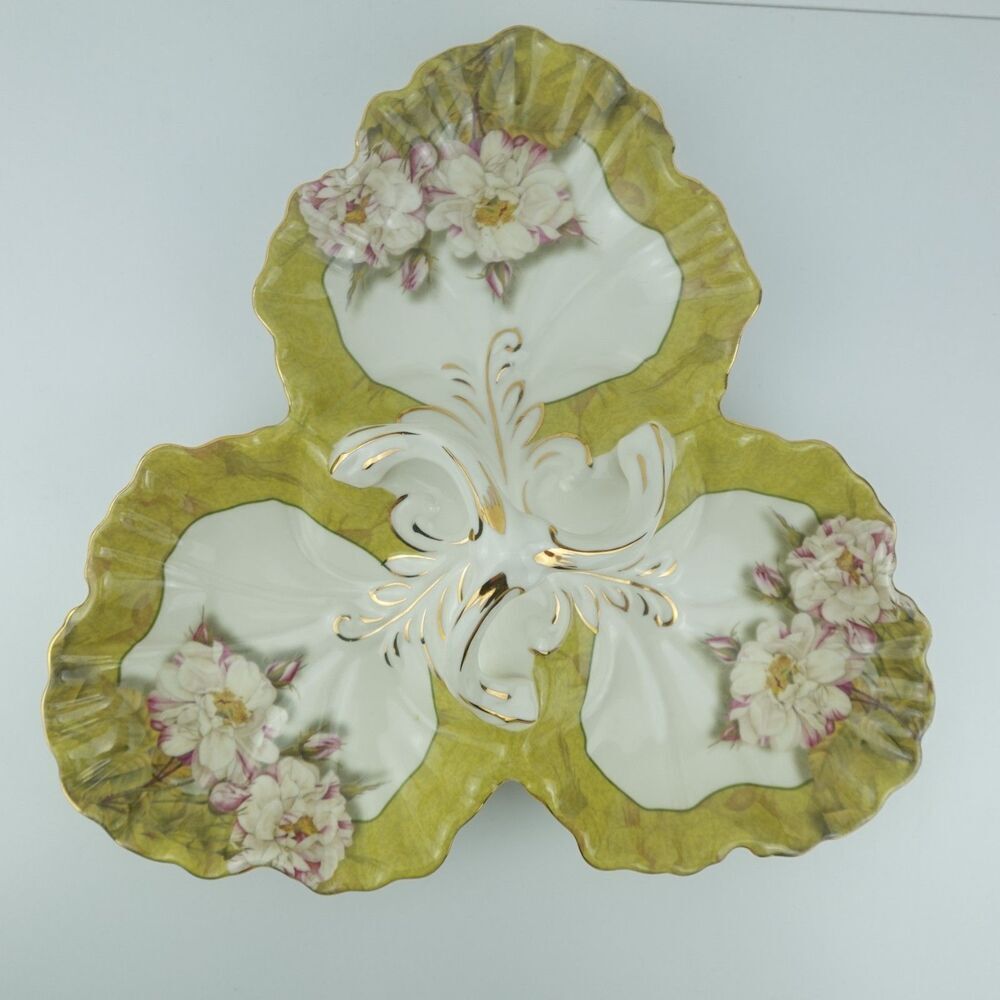 Imperial Floral 3 Pocket Serving Dish